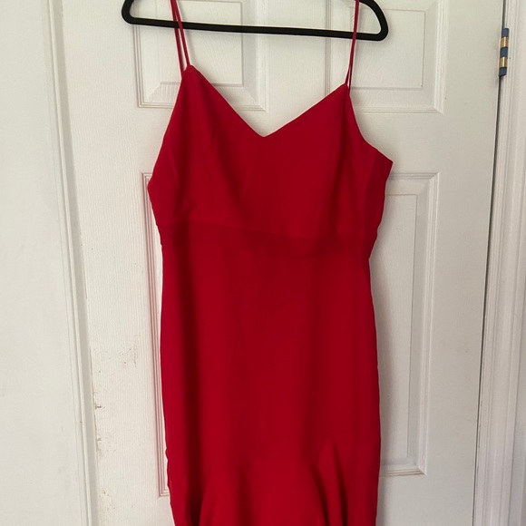 NWT BANANA REPUBLIC RED DRESS - Picture 5 of 5